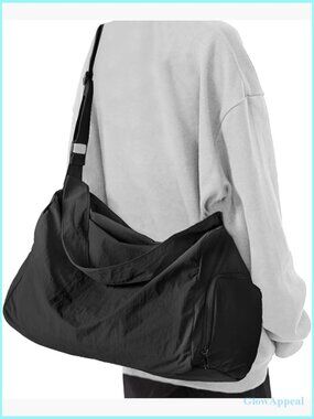 Small Travel Gym Duffle Bag with Shoe Compartment, Waterproof Lightweight Carry